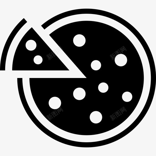 披萨快餐食物图标svg_新图网 https://ixintu.com 切片 快餐 披萨 食物
