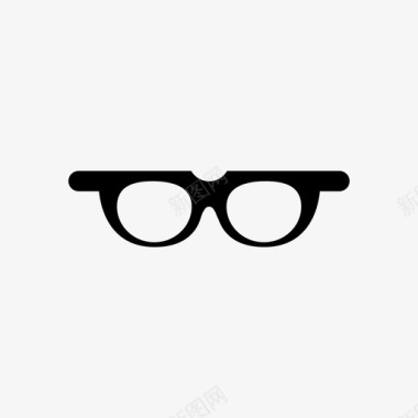 眼镜男人风格图标图标