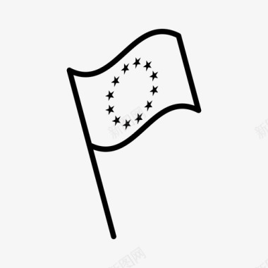 欧盟旗帜世界图标图标