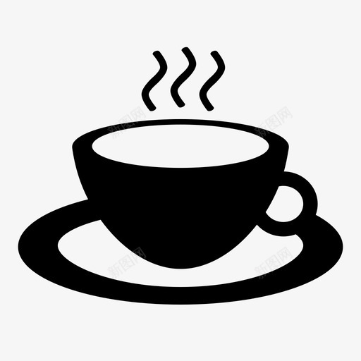 咖啡小咖啡浓缩咖啡图标svg_新图网 https://ixintu.com 咖啡 咖啡和茶 小咖啡 浓缩咖啡 热饮料