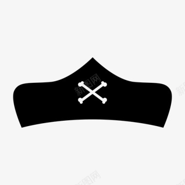 海盗帽头饰海盗图标图标