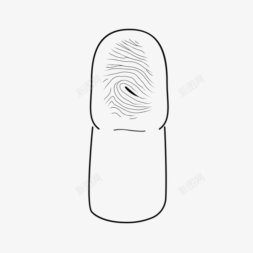 指纹交互扫描图标svg_新图网 https://ixintu.com 交互 扫描 指纹 用户 神秘的用户体验科学