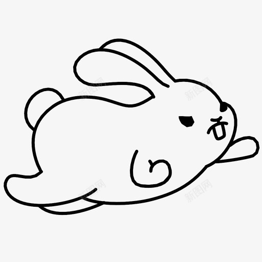 复活节兔子超人英雄兔子图标svg_新图网 https://ixintu.com 兔子 复活节兔子和兔子收集 复活节兔子超人 英雄