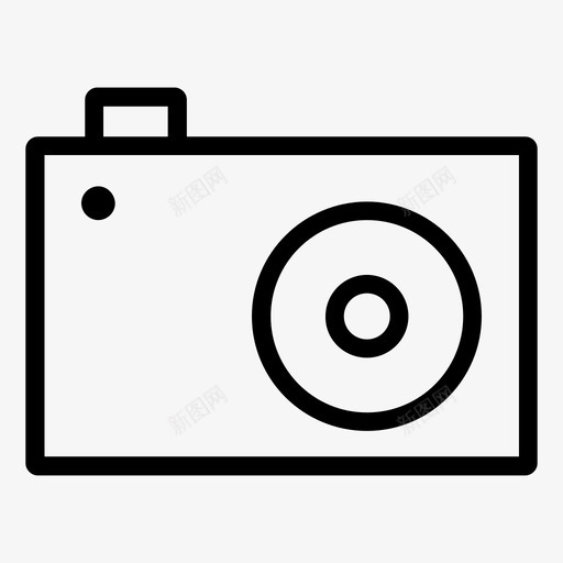 照相机捕捉器相框图标svg_新图网 https://ixintu.com 捕捉器 照片 照相机 相框 镜头