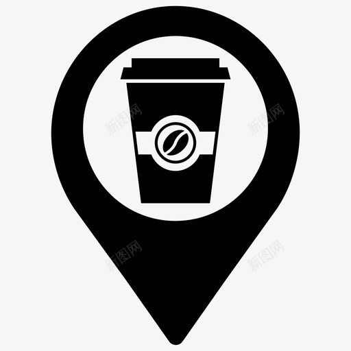 咖啡地点休息时间咖啡厅图标svg_新图网 https://ixintu.com 休息时间 咖啡厅 咖啡地点 日常生活