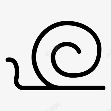 蜗牛昆虫动物图标图标
