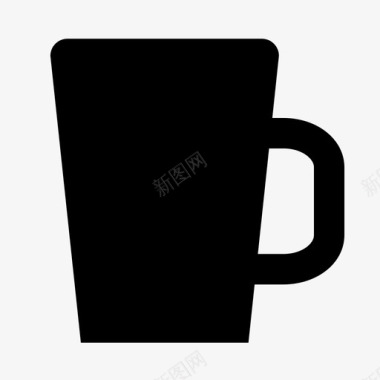杯子咖啡办公室图标图标
