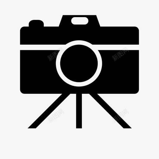 三脚架上的相机摄影师专业人士图标svg_新图网 https://ixintu.com 三脚架上的相机 专业人士 摄影 摄影师 静态相机