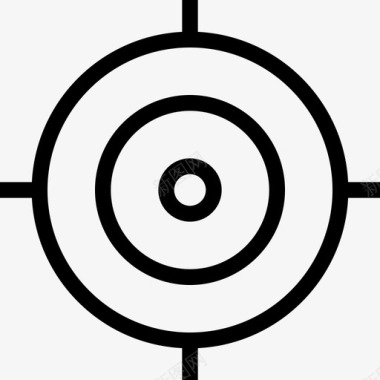 目标十字线狩猎图标图标