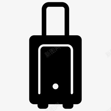 行李旅行包旅行者图标图标