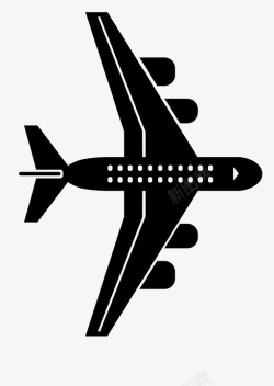 航空主题背景飞机空中客车航空图标高清图片