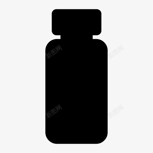 塑料瓶容器药丸图标svg_新图网 https://ixintu.com 塑料瓶 容器 药丸 药瓶