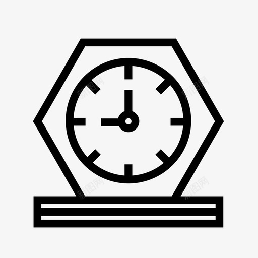 时钟闹钟台钟图标svg_新图网 https://ixintu.com 台钟 手表 时钟 时间 计时器 闹钟