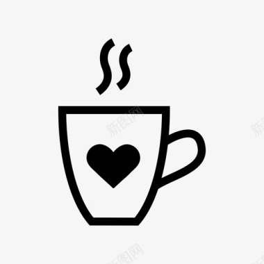 可爱的杯子咖啡杯饮料图标图标