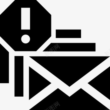 垃圾邮件箱电子邮件收件箱图标图标