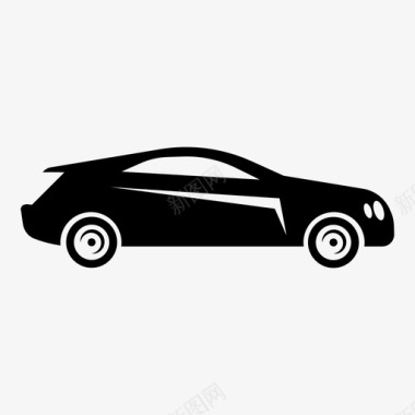 汽车敞篷车跑车图标图标