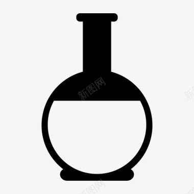 科学化学烧瓶图标图标