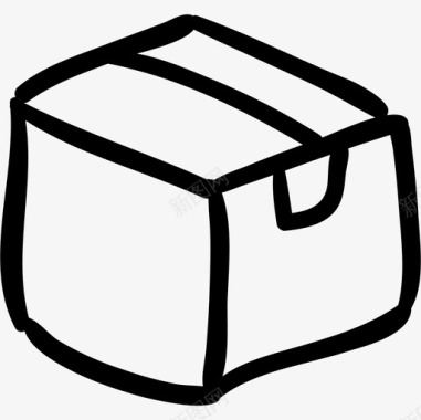 档案盒概述手绘工具工具和用具社交媒体手绘图标图标