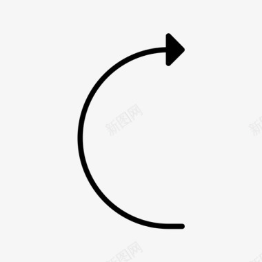 箭头圆圆形图标图标