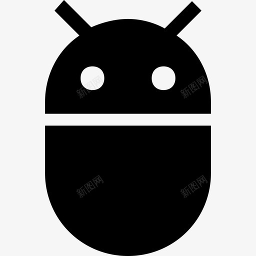 Android徽标材质单色图标svg_新图网 https://ixintu.com Android徽标 单色 材质设计