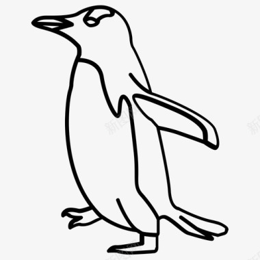 企鹅水上鸟图标图标