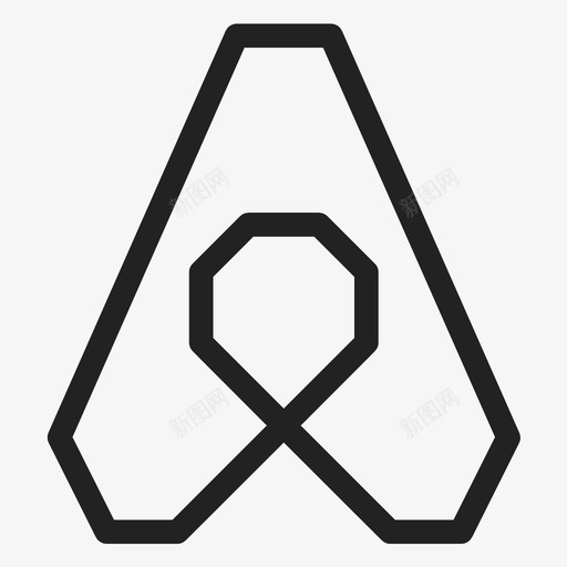 airbnb角形边缘图标svg_新图网 https://ixintu.com airbnb 角形 边缘