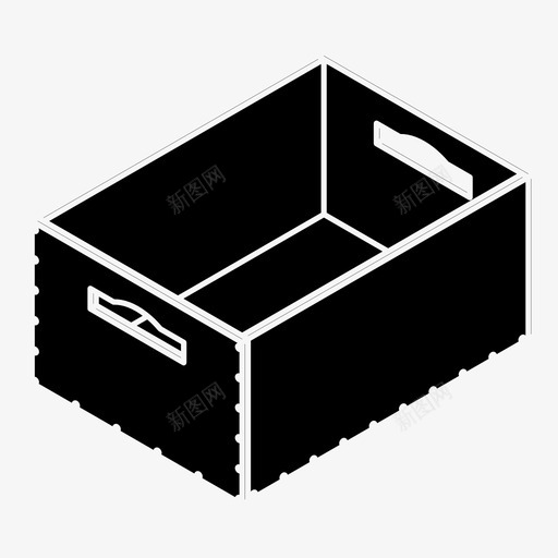 玩具盒档案文件图标svg_新图网 https://ixintu.com 储存 文件 档案 玩具盒 订单