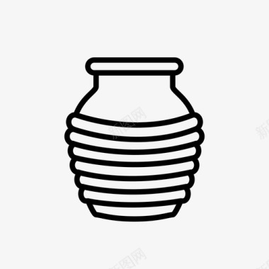 罐子陶瓷食品饮料图标图标