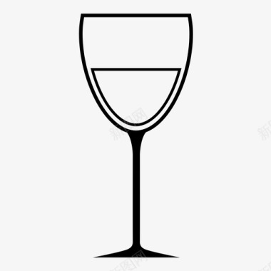 白葡萄酒灰皮诺提神图标图标