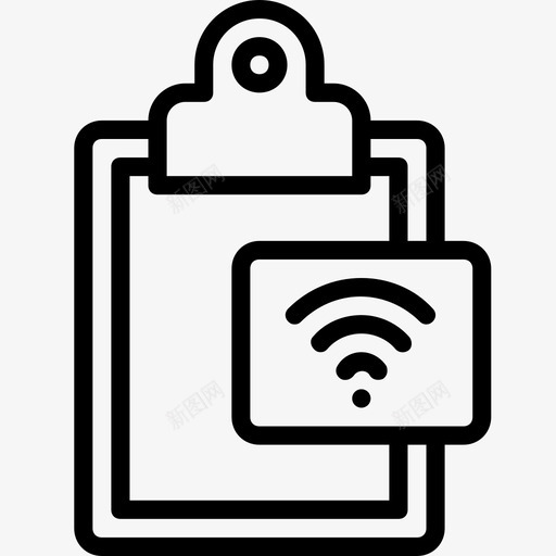 连接剪贴板信号wifi图标svg_新图网 https://ixintu.com wifi 信号 剪贴板功能概述收集 连接剪贴板