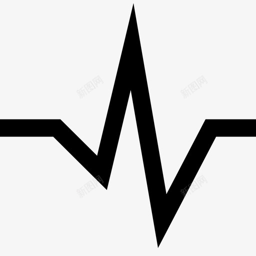 活动频率心跳图标svg_新图网 https://ixintu.com 应用程序图标 心跳 活动 脉搏 频率
