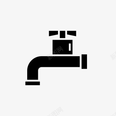水龙头浴室管道图标图标