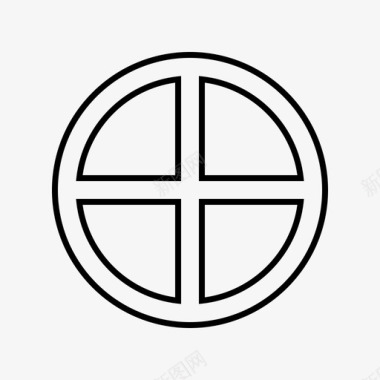 异教符号宗教图标图标