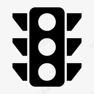 红绿灯道路信号图标图标
