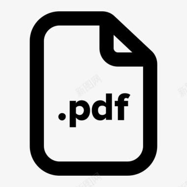 pdf文件文档扩展名图标图标