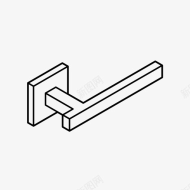 门把手关门回家图标图标