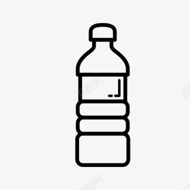 饮料瓶油瓶水图标图标