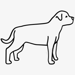 罗威罗威犬狗德国图标高清图片