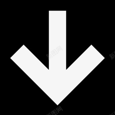 方形按钮中的下箭头箭头箭头集2图标图标