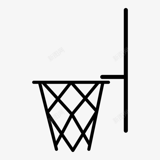 篮球圈体育图标svg_新图网 https://ixintu.com 体育 篮球圈