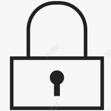 锁账户安全图标图标