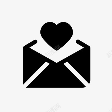 情书电子邮件收藏夹图标图标