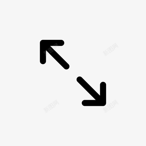 展开全屏界面图标svg_新图网 https://ixintu.com 全屏 展开 放大 界面 界面图标