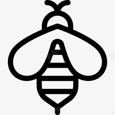 蜜蜂虫子蜂蜜图标图标