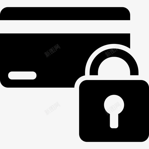 受保护的信用卡安全资金和财务图标svg_新图网 https://ixintu.com 受保护的信用卡 安全 资金和财务