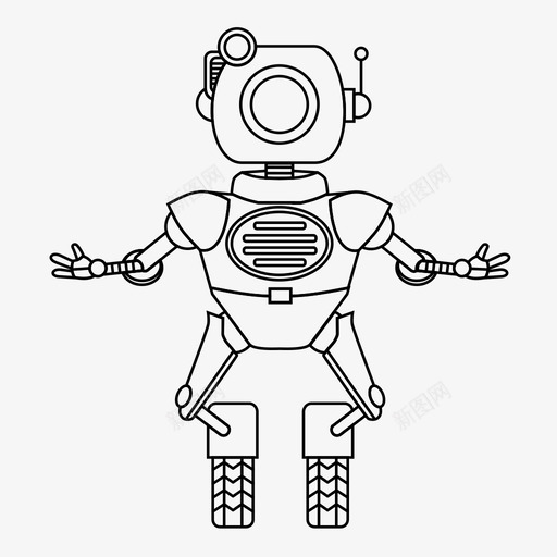 机器人守护者电子游戏图标svg_新图网 https://ixintu.com 机器 机器人 机器人守护者 游戏 玩具 电子