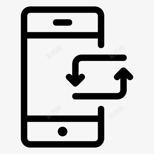 同步活动数据图标svg_新图网 https://ixintu.com 事务 同步 数据 活动 移动