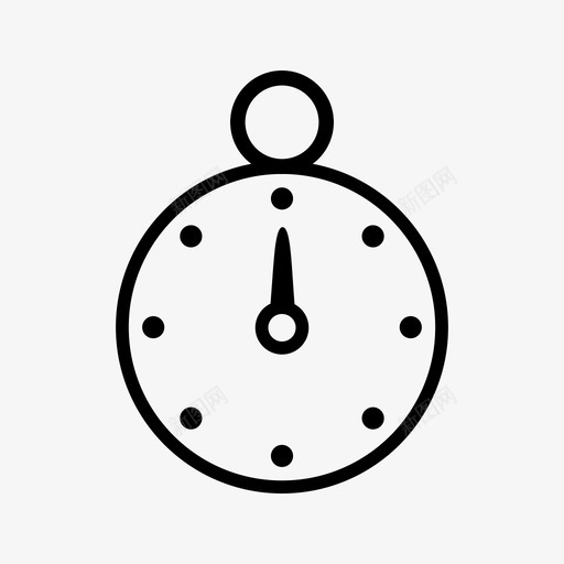 秒表倒计时计时器图标svg_新图网 https://ixintu.com 倒计时 秒表 网络 计时器