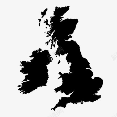 不列颠群岛英国爱尔兰图标图标