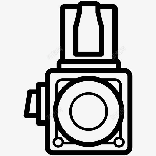 中型照相机胶卷照片图标svg_新图网 https://ixintu.com 中型照相机 照片 照相照相机 胶卷